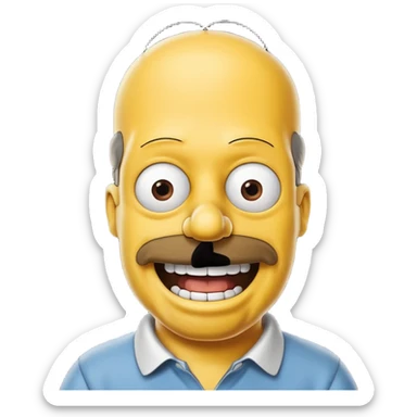 the simpsons, Different every character, only one at a time. sticker