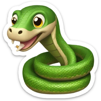 Ruslan the snake sticker