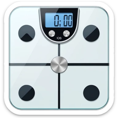 pesa de baño sticker