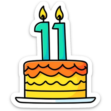 Happy birthday  sticker