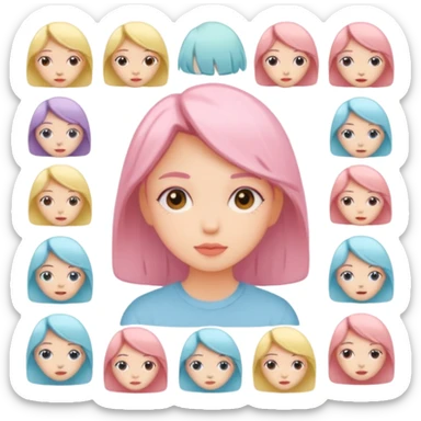 clean girl Stickers sticker