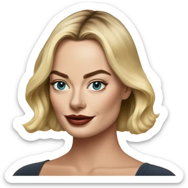 margot robbie sticker