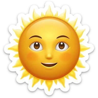 güneş sticker