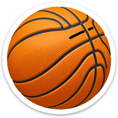 Basketball sticker