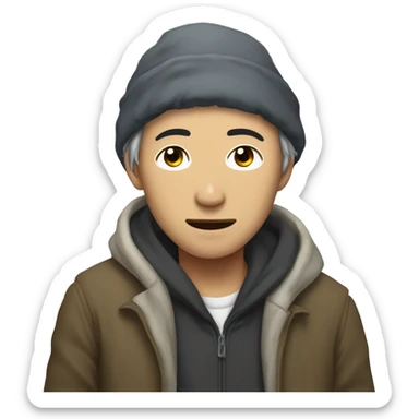 Yuji Idatori Homeless sticker