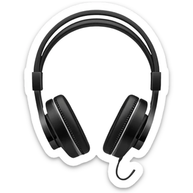 Audífonos con lazoss sticker