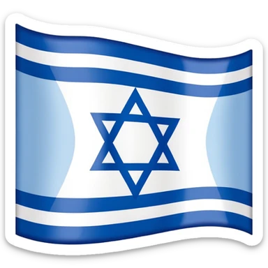 Israel flag sticker