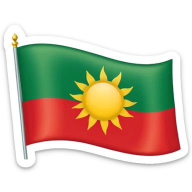Kürdistan flag sticker