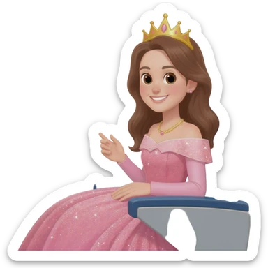 Passenger Princess Vibes sticker