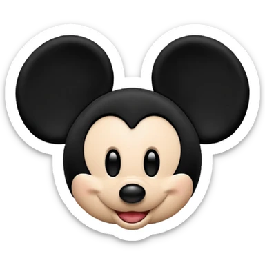 Mickey Mouse ears sticker