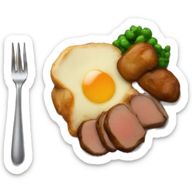 Roast dinner sticker