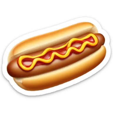 Hot dog sticker