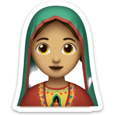 La virgencita de Guadalupe  sticker