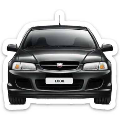 Holden commodore black 2004 v8 sticker
