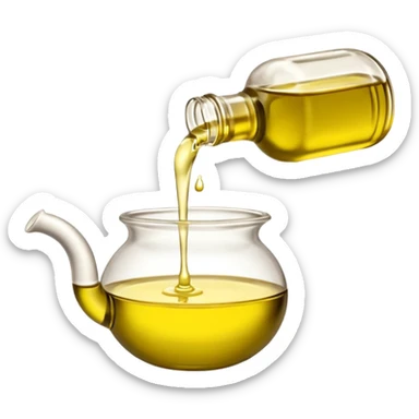 Olive oil making sticker