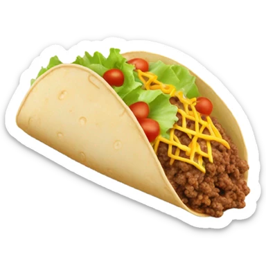 Taco sticker