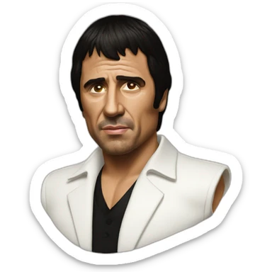 Tony montana scarface sticker