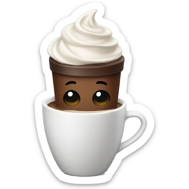 Peppermint mocha sticker