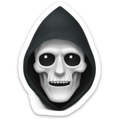 grim reaper from the Seventh Seal sticker