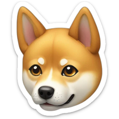 shiba inu sticker