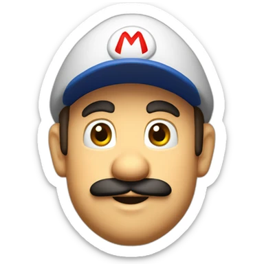 mario plomber sticker