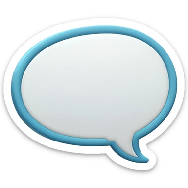 Speech bubble with three dots inside sticker