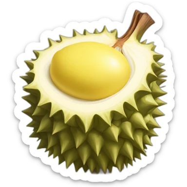 durian cute sticker