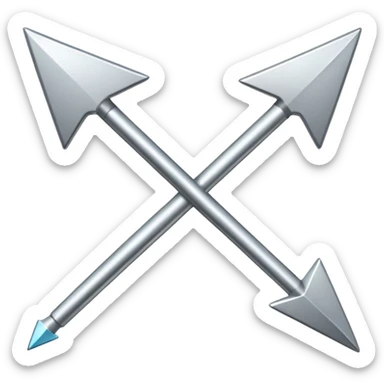 Pointer arrow sticker