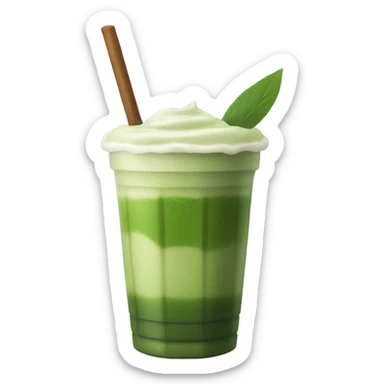 Matcha drink sticker