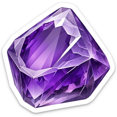 make a amethyst rock emoji make it dove sticker