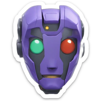 evangelion robot sticker
