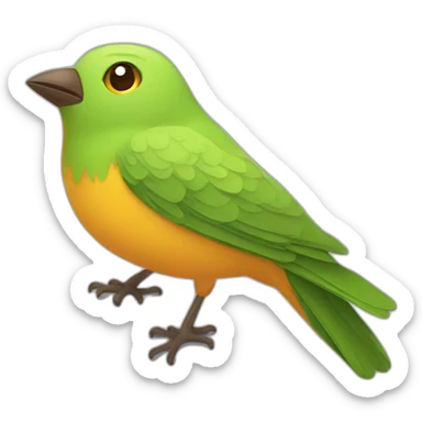 Bird from duolingo sticker