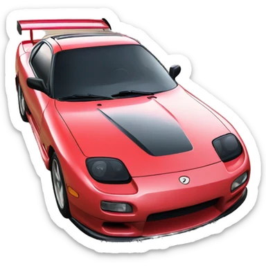 Fast and fuirous rx7 sticker