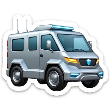 Un cyber truck sticker