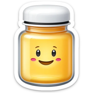 90’s jar lip balm sticker