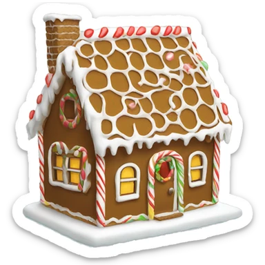 Gingerbread house  sticker