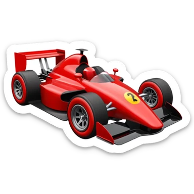 carro de corrida sticker