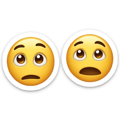 A emoji happy and sad at the same time  sticker