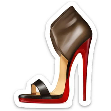 Big Christian louboutin heel sticker