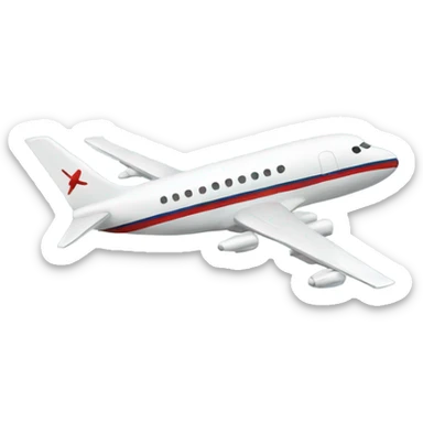 Plane  sticker