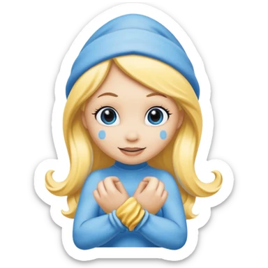 Smurfette sticker