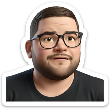 portrait of a boy indoors sticker