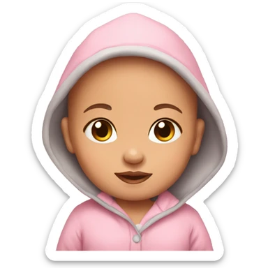 newborn baby daughter  sticker