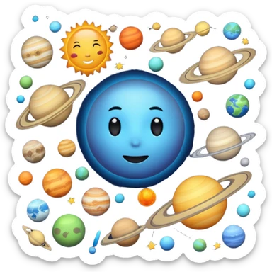  solar system sticker