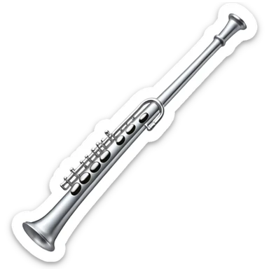 quiero una flauta travesera sticker