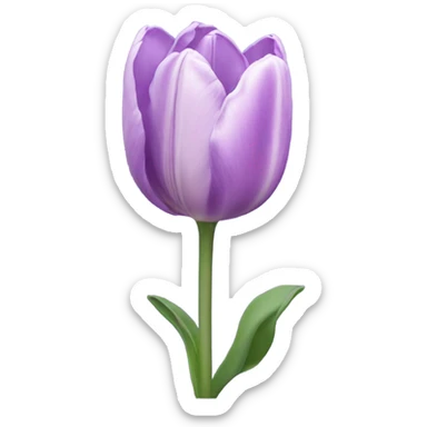 tuilip  in lavendar color emoj sticker