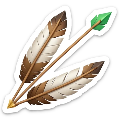 arrow going fast with wind effect  sticker