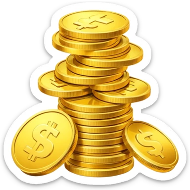 Dinero fácil de dibujar  sticker