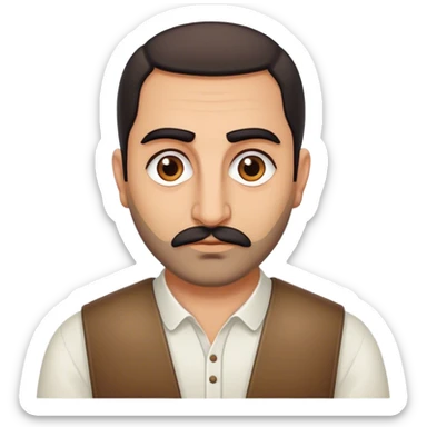 Armenian man sticker