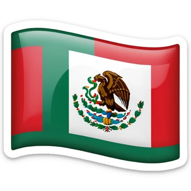 Mexico flag sticker